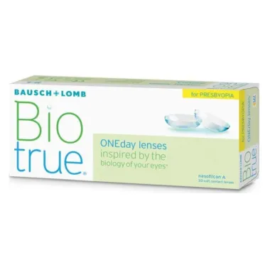 BIOTRUE ONEDAY FOR PRESBYOPIA ΗΜΕΡΗΣΙΟΙ ΠΟΛΥΕΣΤΙΑΚΟΙ ΦΑΚΟΙ ΕΠΑΦΗΣ (30 ΦΑΚΟΙ)
