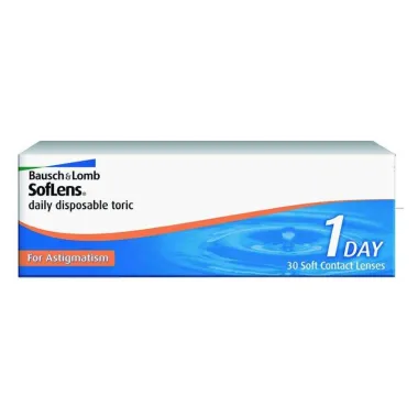 SOFLENS DAILY DISPOSABLE TORIC ΗΜΕΡΗΣΙΟΙ ΦΑΚΟΙ ΕΠΑΦΗΣ ΑΣΤΙΓΜΑΤΙΣΜΟΥ (30 ΦΑΚΟΙ)