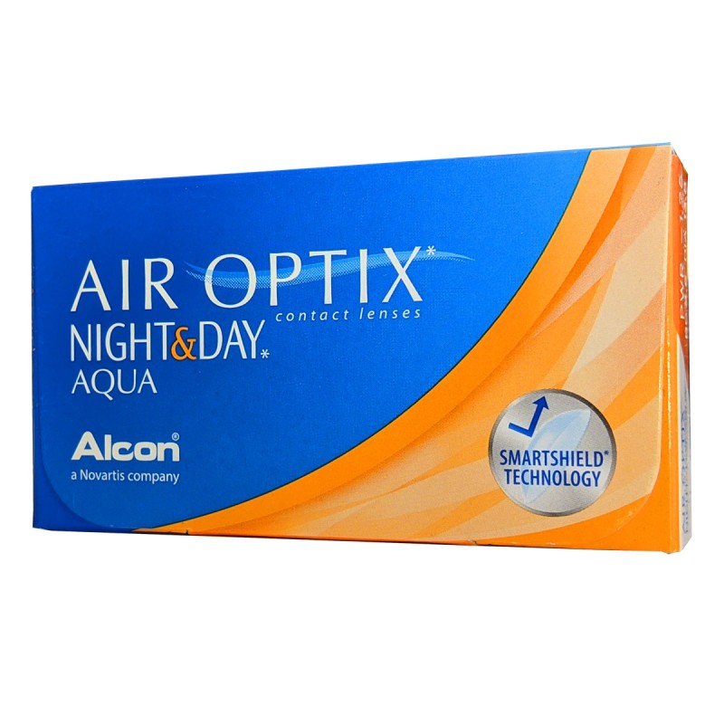 AIR OPTIX AQUA NIGHT & DAY ΜΗΝΙΑΙΟΙ ΦΑΚΟΙ ΕΠΑΦΗΣ ΣΙΛΙΚΟΝΗΣ ΥΔΡΟΓΕΛΗΣ (6 ΦΑΚΟΙ)