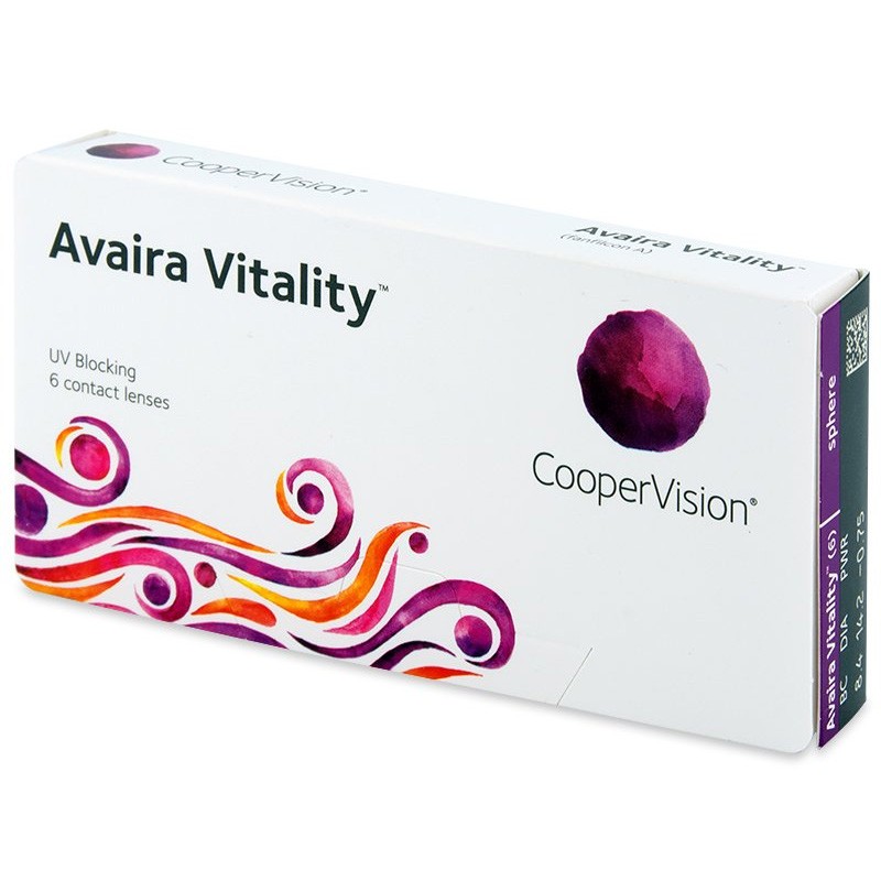 AVAIRA VITALITY ΜΗΝΙΑΙΟΙ ΦΑΚΟΙ ΕΠΑΦΗΣ ΜΥΩΠΙΑΣ/ΥΠΕΡΜΕΤΡΩΠΙΑΣ (6 ΦΑΚΟΙ)