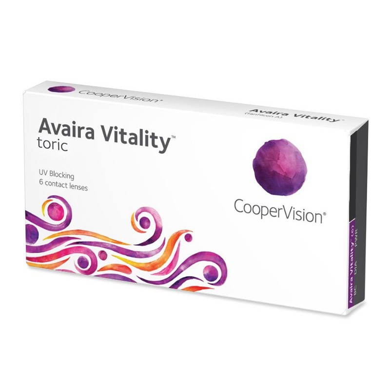 AVAIRA VITALITY TORIC ΜΗΝΙΑΙΟΙ ΦΑΚΟΙ ΕΠΑΦΗΣ ΑΣΤΙΓΜΑΤΙΣΜΟΥ (6 ΦΑΚΟΙ)