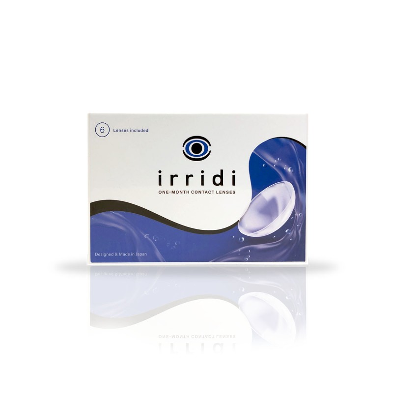 IRRIDI® MONTHLY DISPOSABLE SILICON HYDROGEL CONTACT LENSES (6 LENSES)