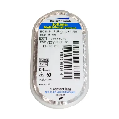 SOFLENS MULTIFOCAL ΜΗΝΙΑΙΟΙ ΠΟΛΥΕΣΤΙΑΚΟΙ ΦΑΚΟΙ ΕΠΑΦΗΣ (6 ΦΑΚΟΙ)