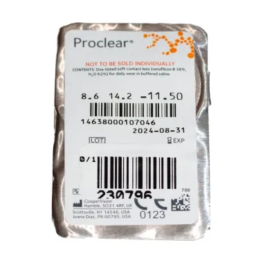 PROCLEAR ΒΙΟΜΙΜΗΤΙΚΟΙ ΜΗΝΙΑΙΟΙ ΦΑΚΟΙ ΕΠΑΦΗΣ (3 ΦΑΚΟΙ)