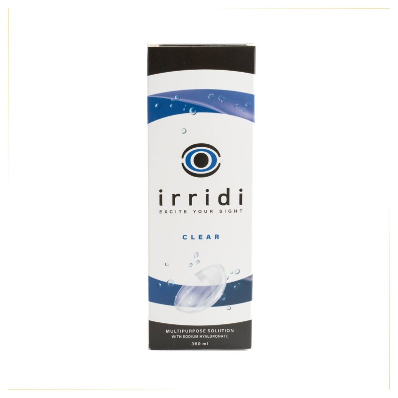 IRRIDI CLEAR CONTACT LENSES MULTI-PURPOSE SOLUTION 360ML