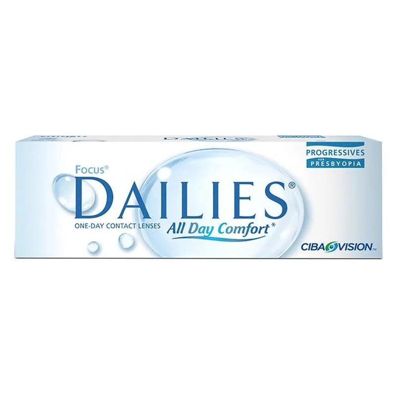 FOCUS DAILIES ALL DAY COMFORT PROGRESSIVES ΗΜΕΡΗΣΙΟΙ ΠΟΛΥΕΣΤΙΑΚΟΙ ΦΑΚΟΙ ΕΠΑΦΗΣ (30 ΦΑΚΟΙ)