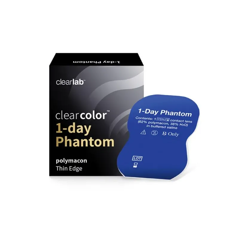 CLEARCOLOR 1-DAY PHANTOM ΗΜΕΡΗΣΙΟΙ ΑΠΟΚΡΙΑΤΙΚΟΙ ΦΑΚΟΙ ΕΠΑΦΗΣ (2 ΦΑΚΟΙ)